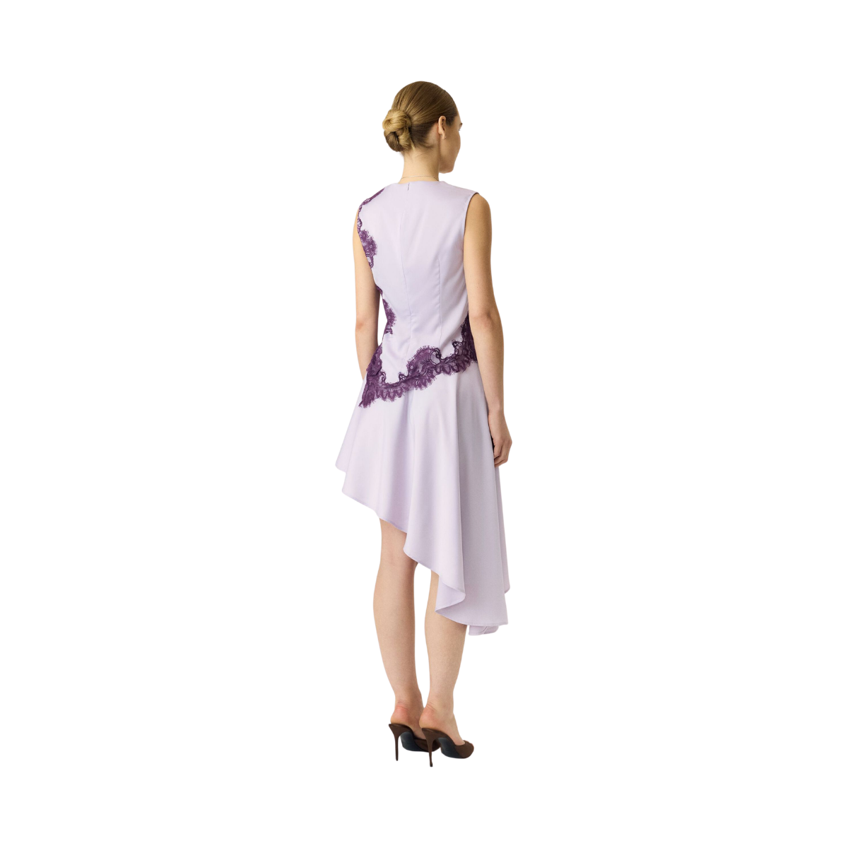 YASPella Lace Top - Orchid Petal