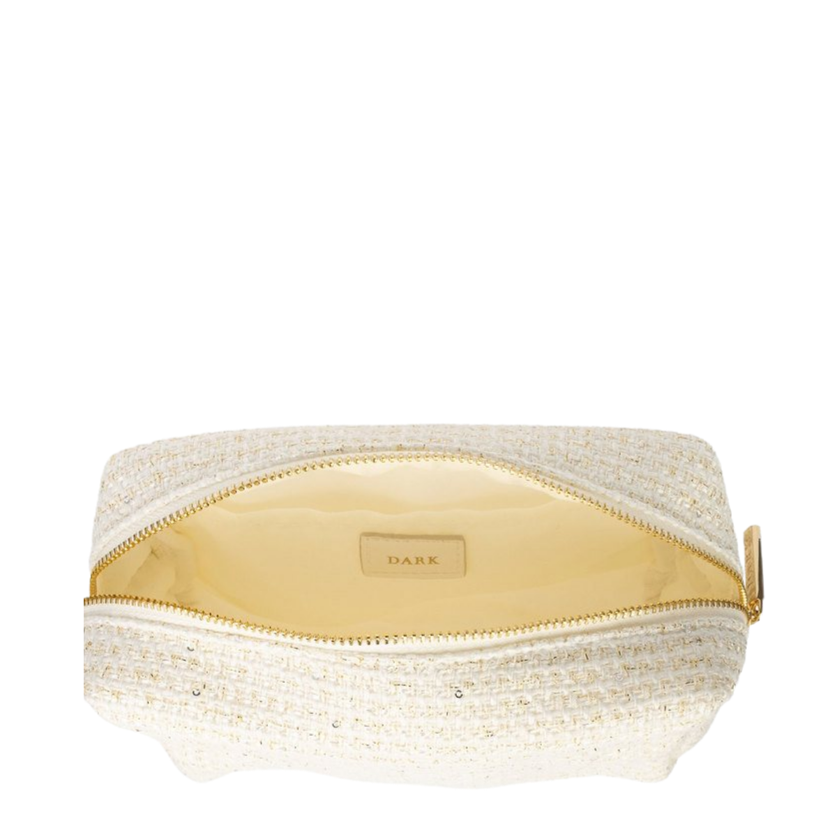 Tweed Make-Up Pouch Small - Cotton Candy