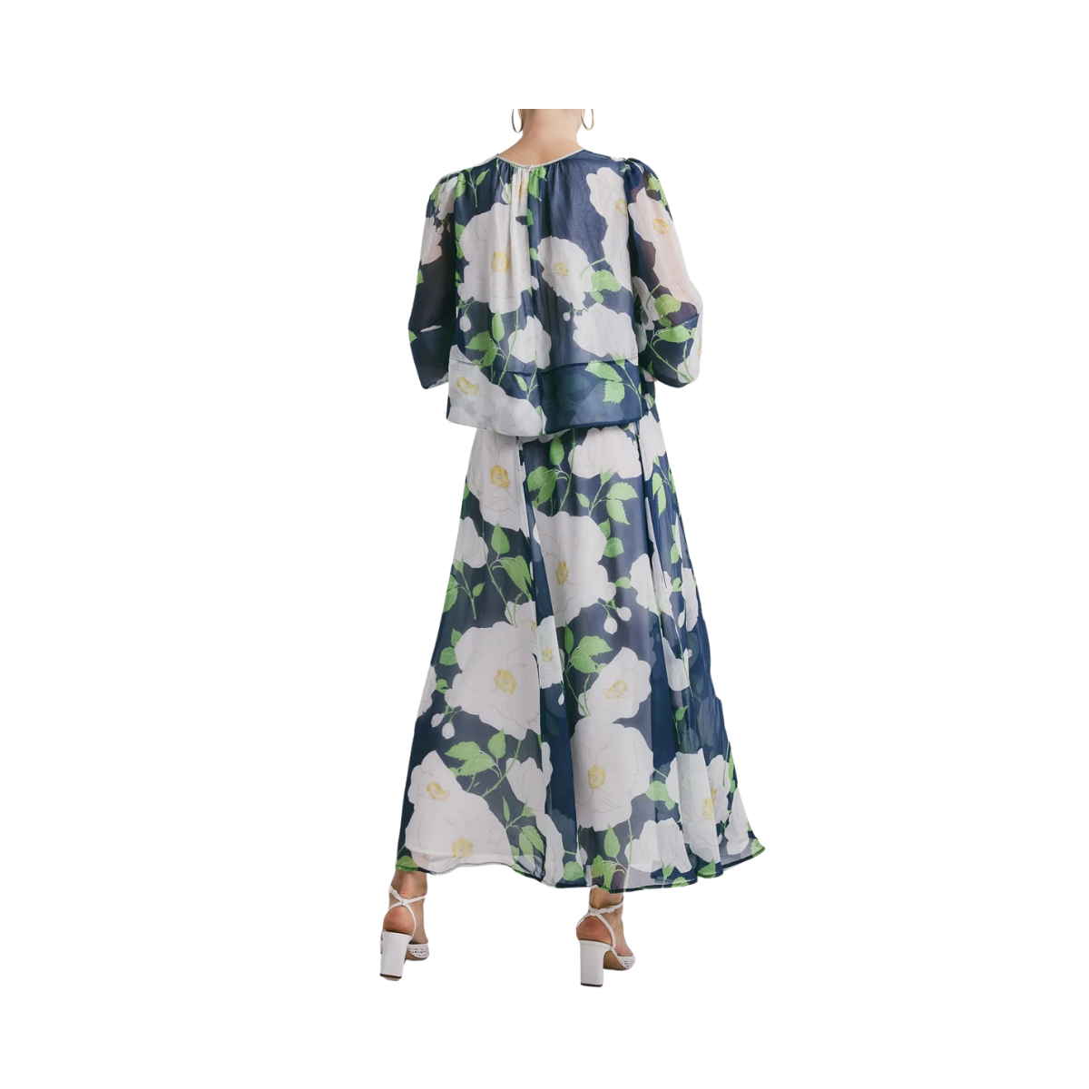 Organza Top - Flower Garden