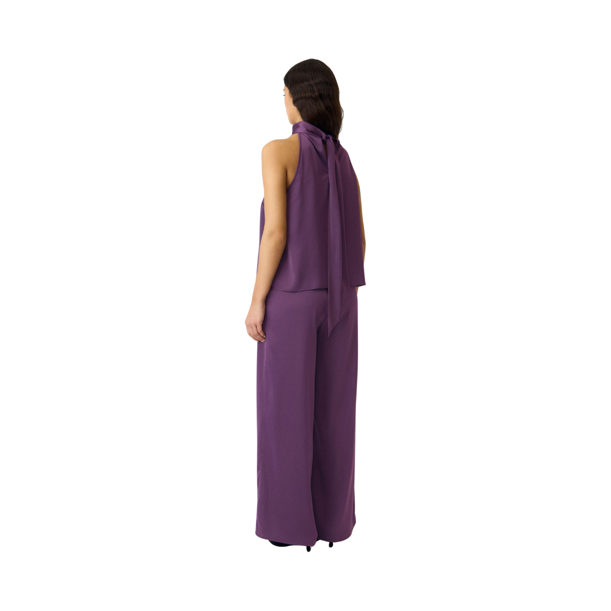 YASPella Scarf Top - Wineberry