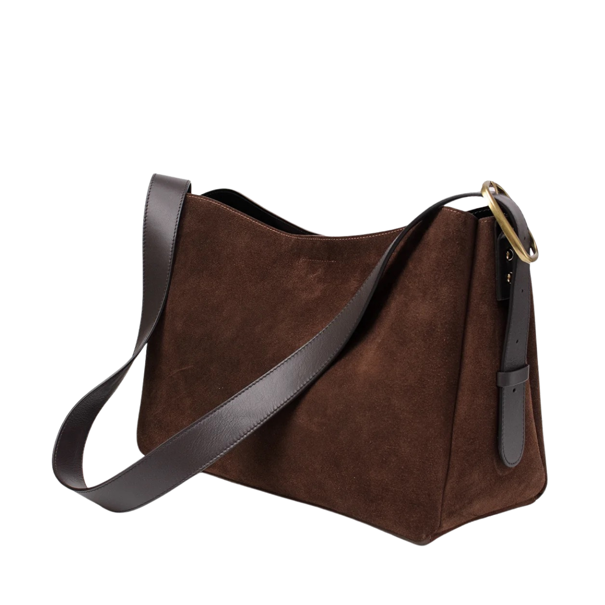 Novara Maxi Bag Suede - Chocolate