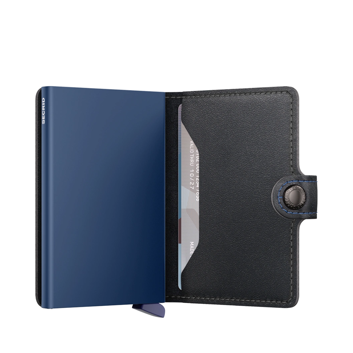 Miniwallet Matte - Black & Blue