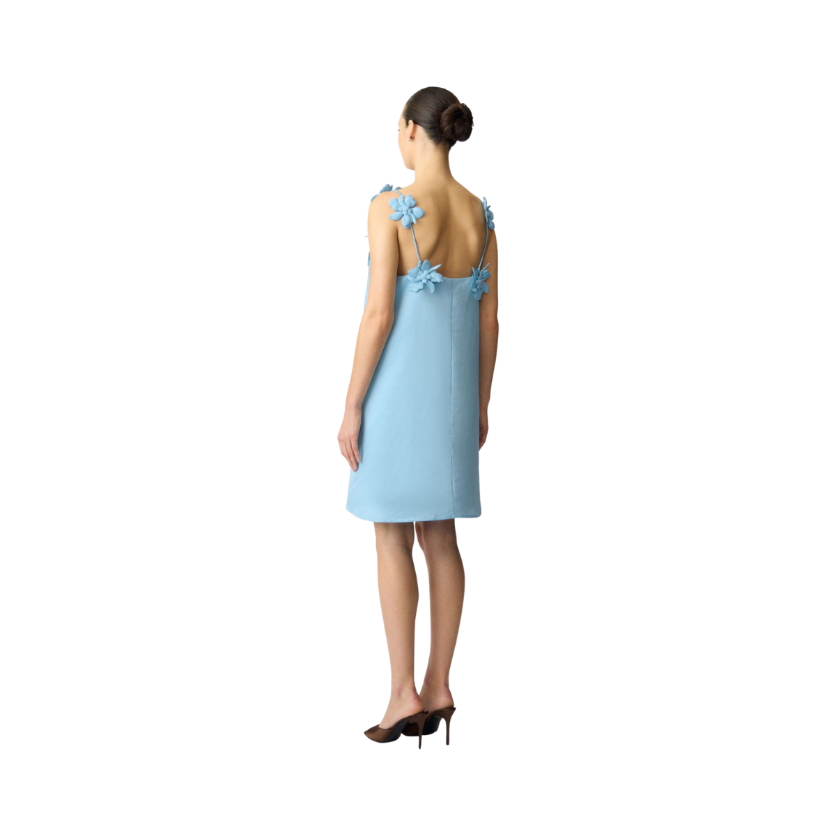 YASDouce Strap Midi Dress - Skyway