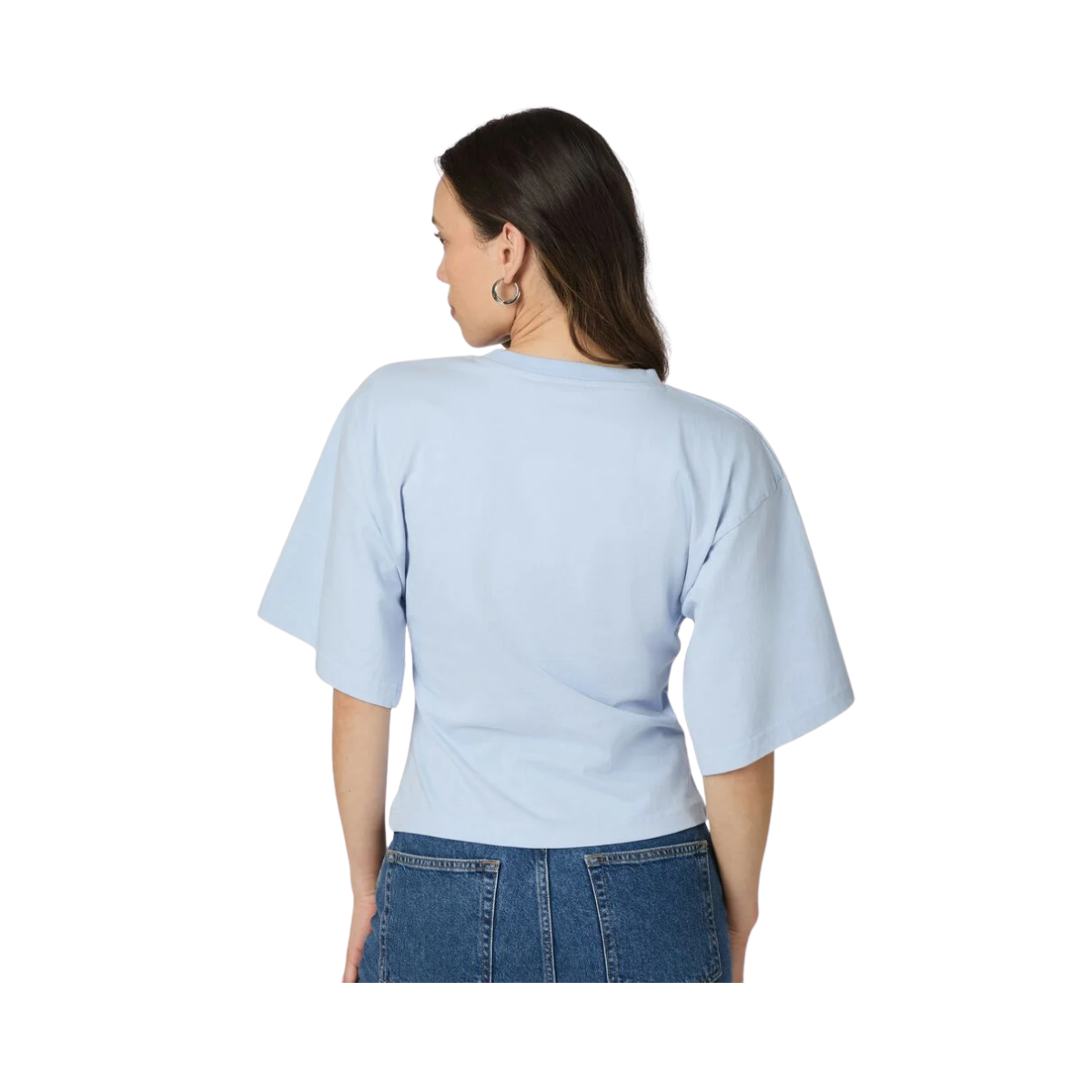 Asha Boxy Tee - 145 Light Blue