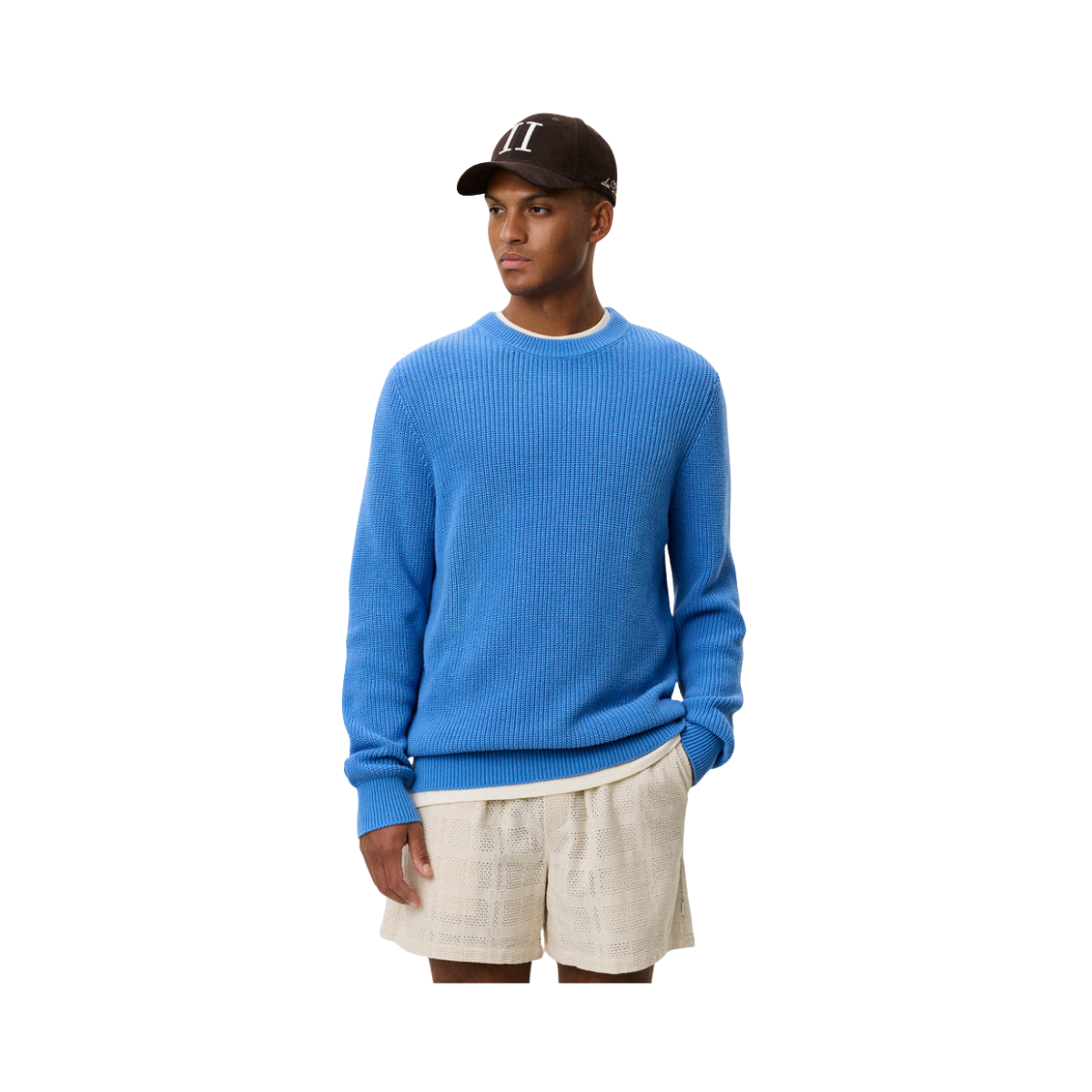 Gary Rib Crewneck Knit - 471 Palace Blue