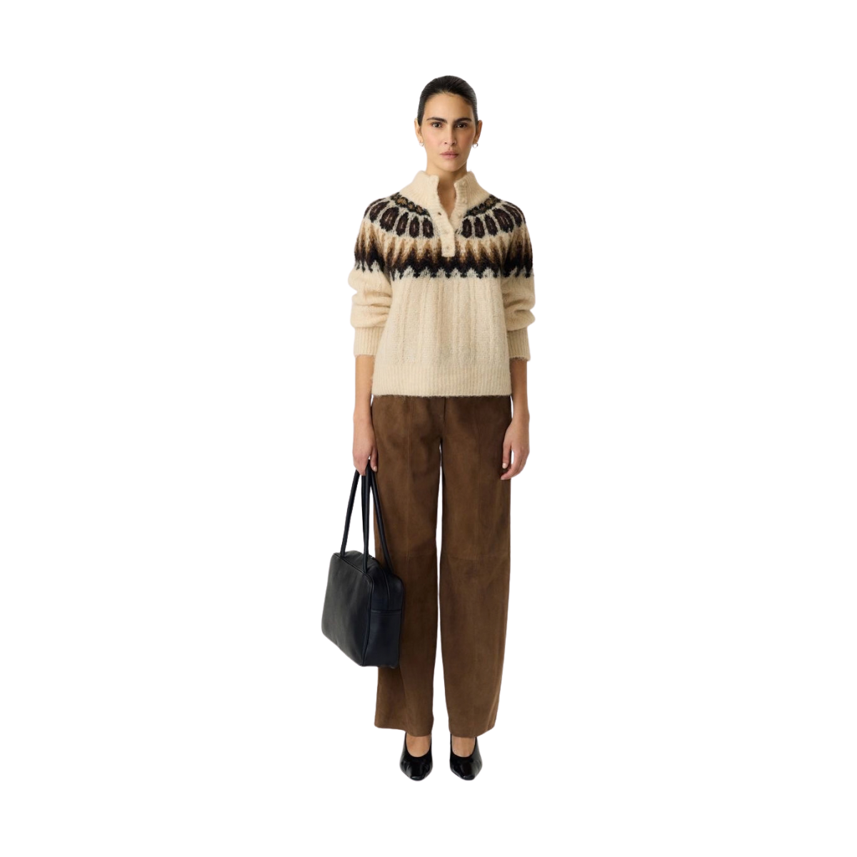 YASDomina Knit Pullover - Wood Ash