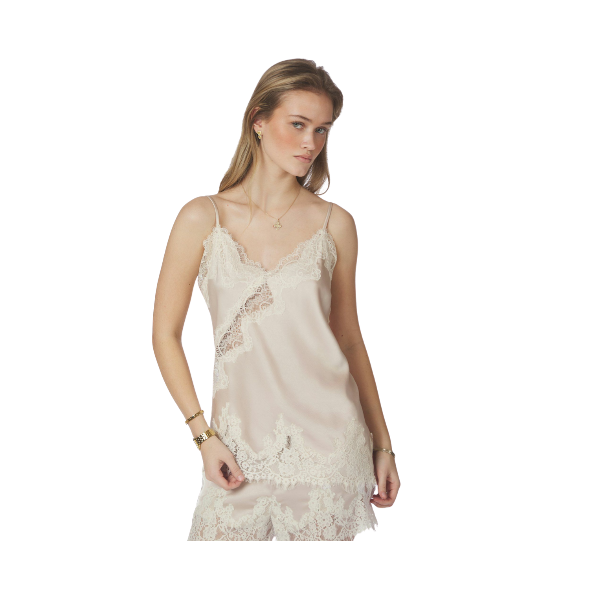 Viole Lace top - Champagne