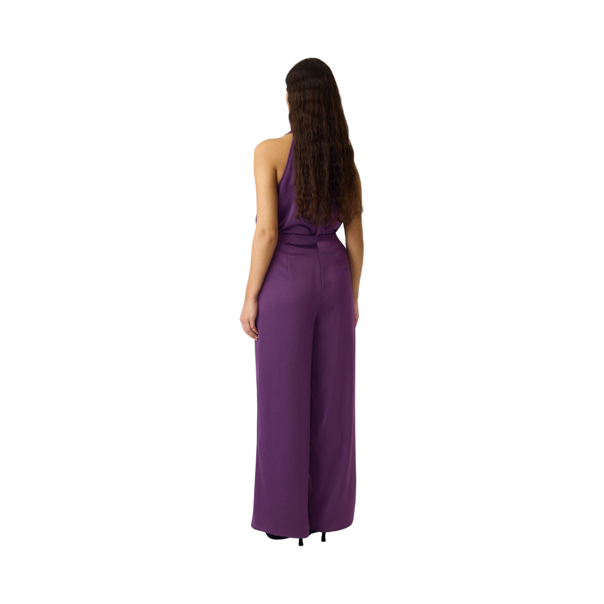 YASPella Wide Pants - Wineberry