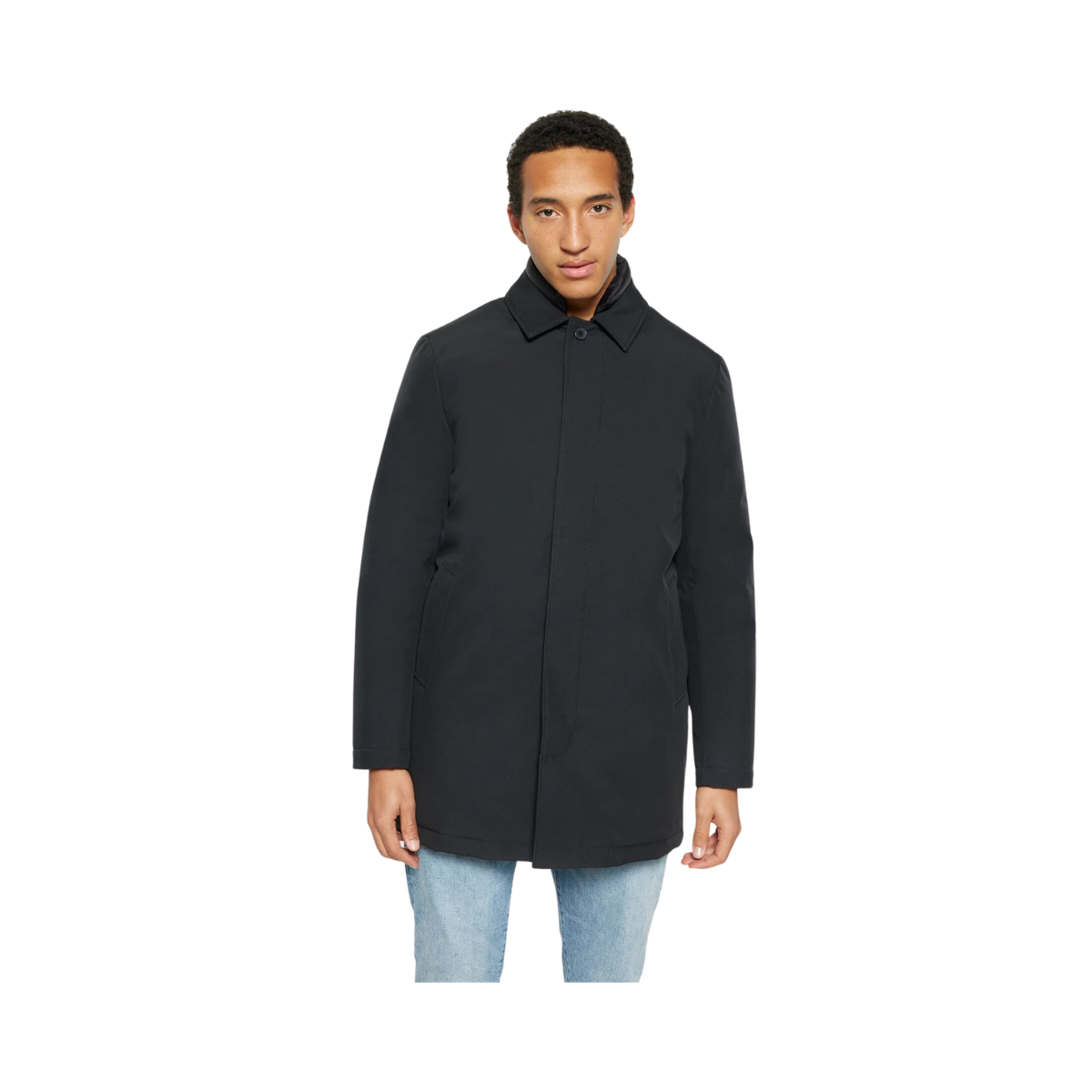 Climate Shell Car Coat Jacket - Black