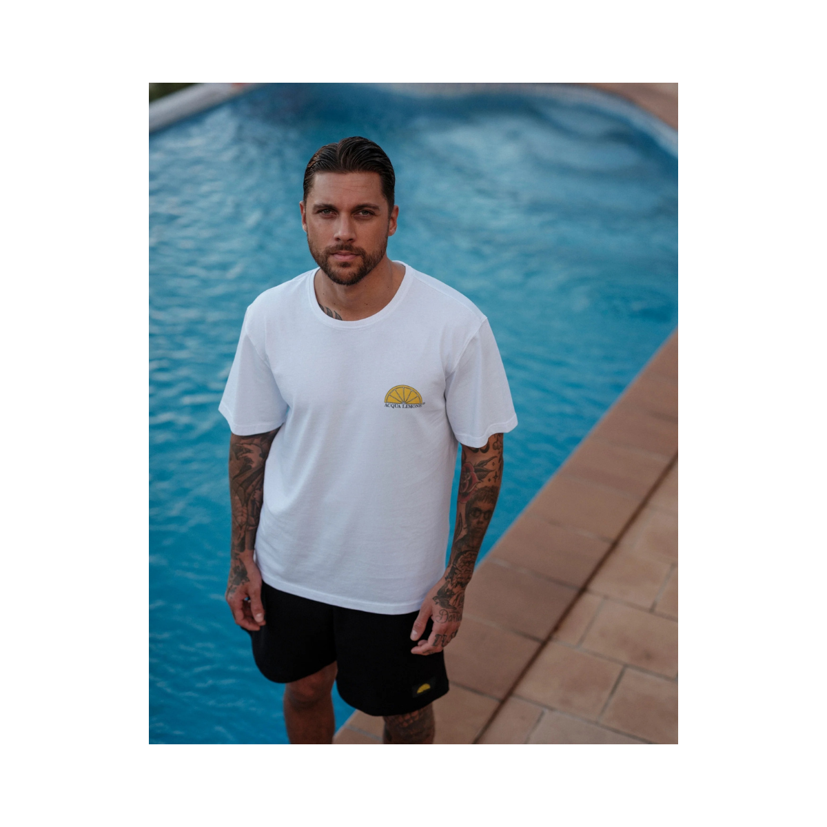 Heavy Tee Lemonade - White