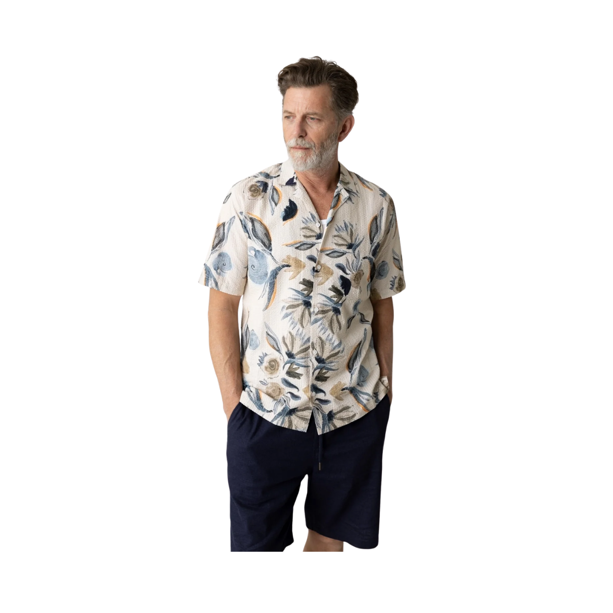 MMGJoel Haiku Seer SS Shirt - Ecru
