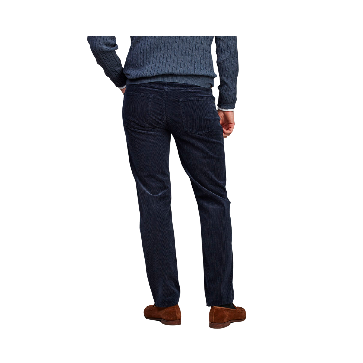 5-Pkt 8W Cord - Navy