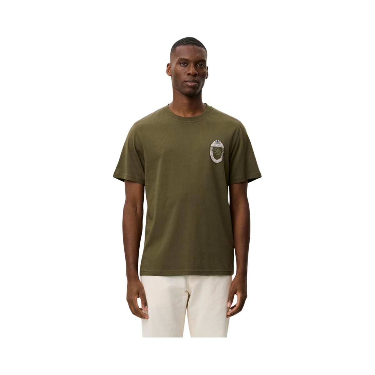 Brady Emblem T-Shirt - Olive Night Green