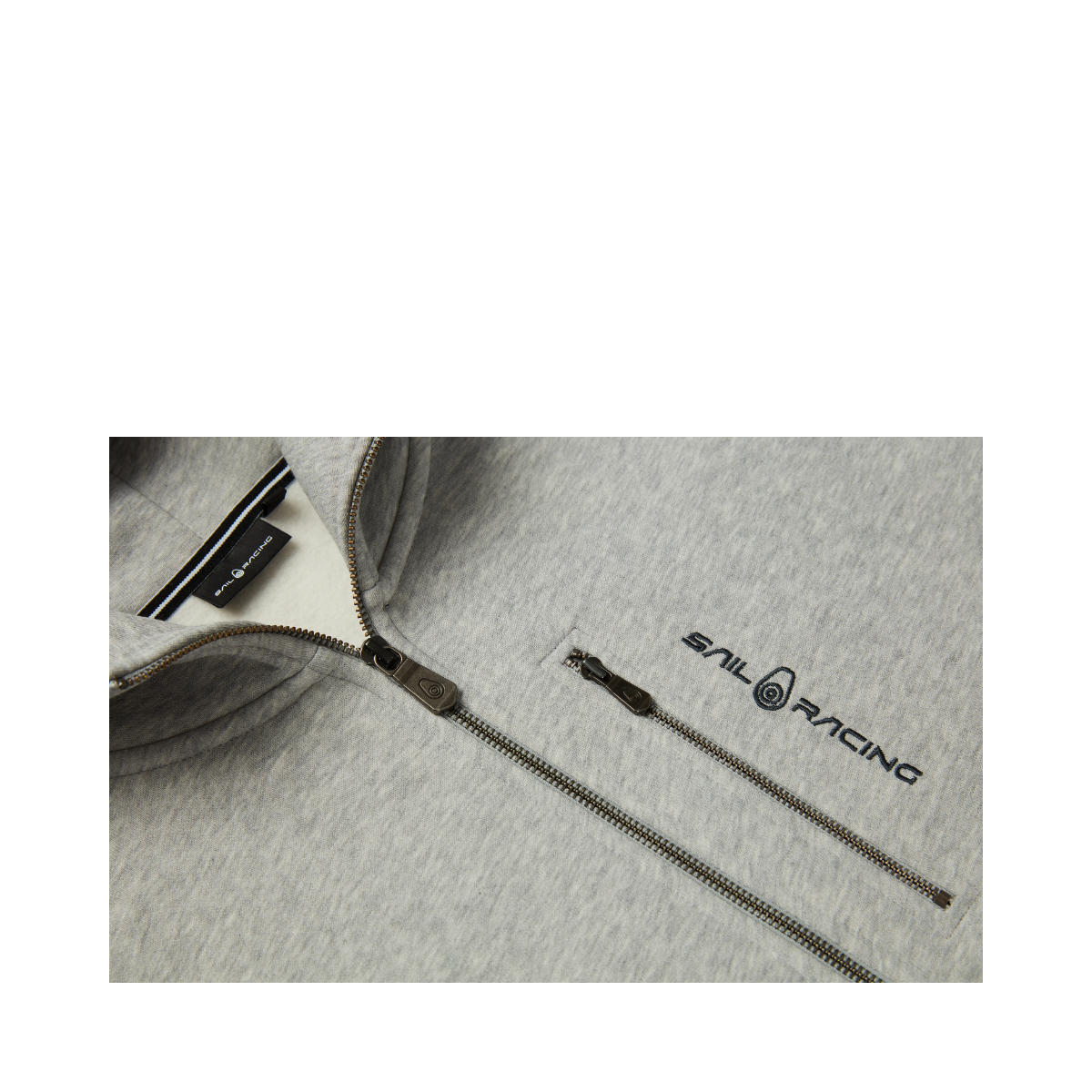 Bowman Zip Hood - Grey Mel