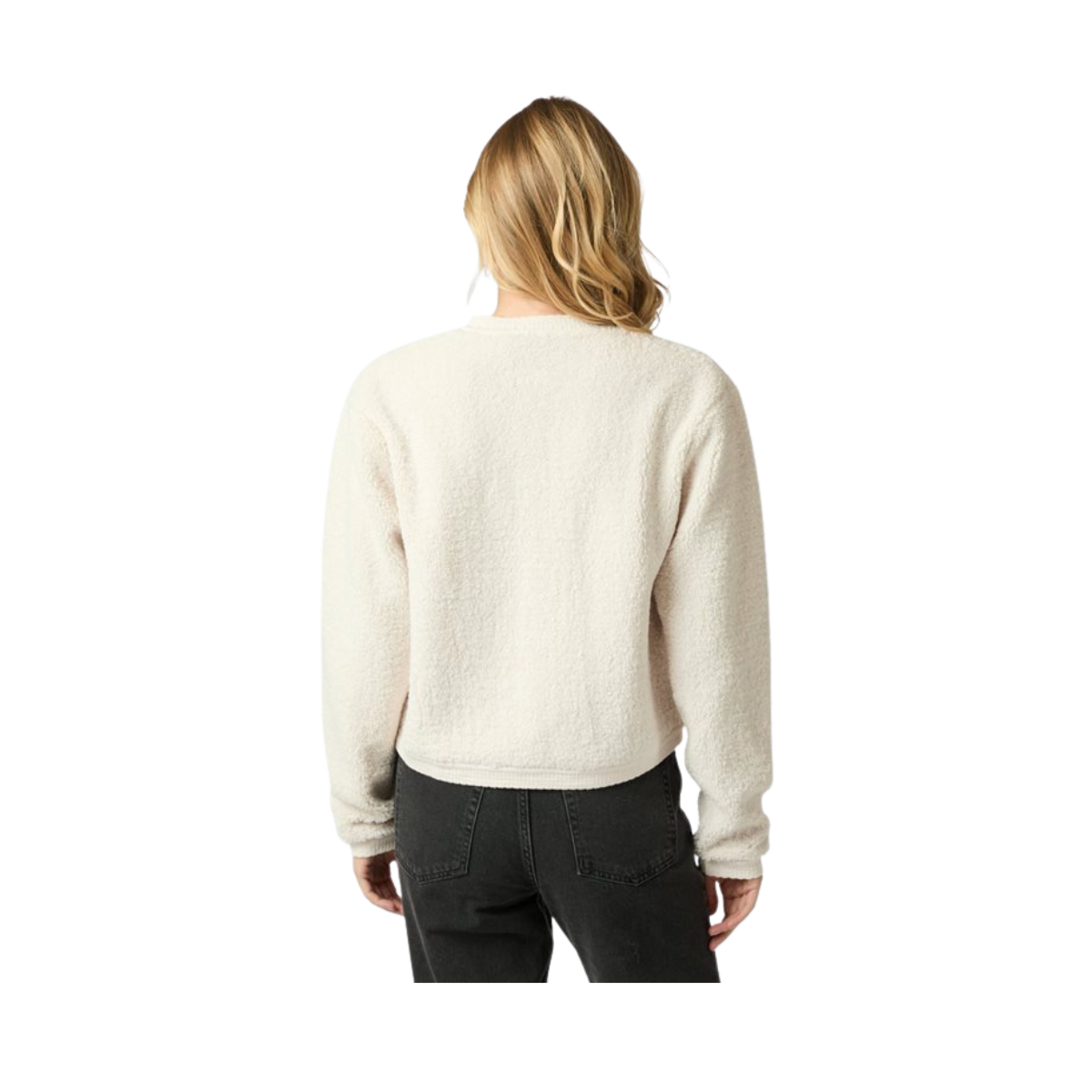 Limo Fluffy Knit Cardigan - 122 Creme