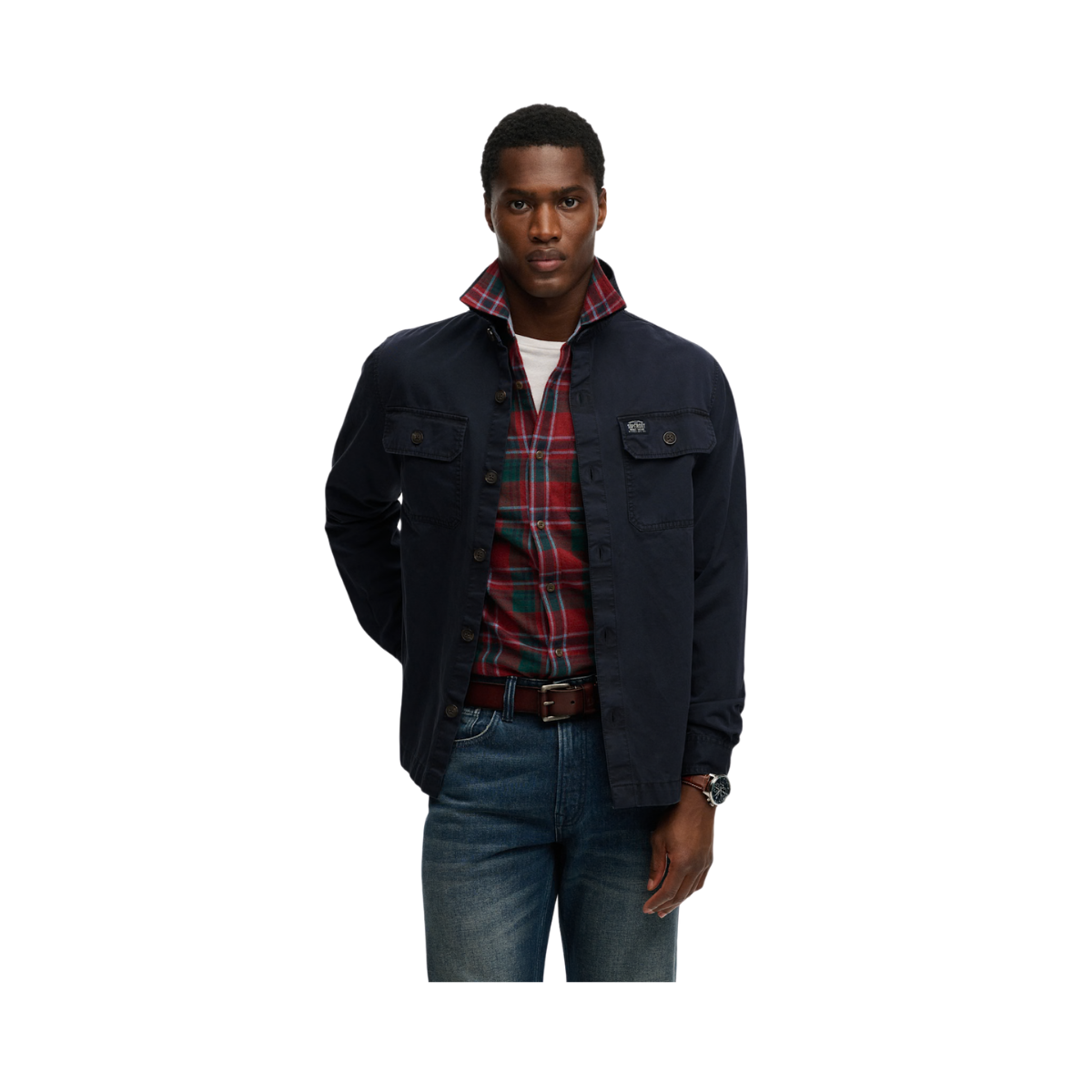 2 Pocket Overshirt - Eclipse Navy