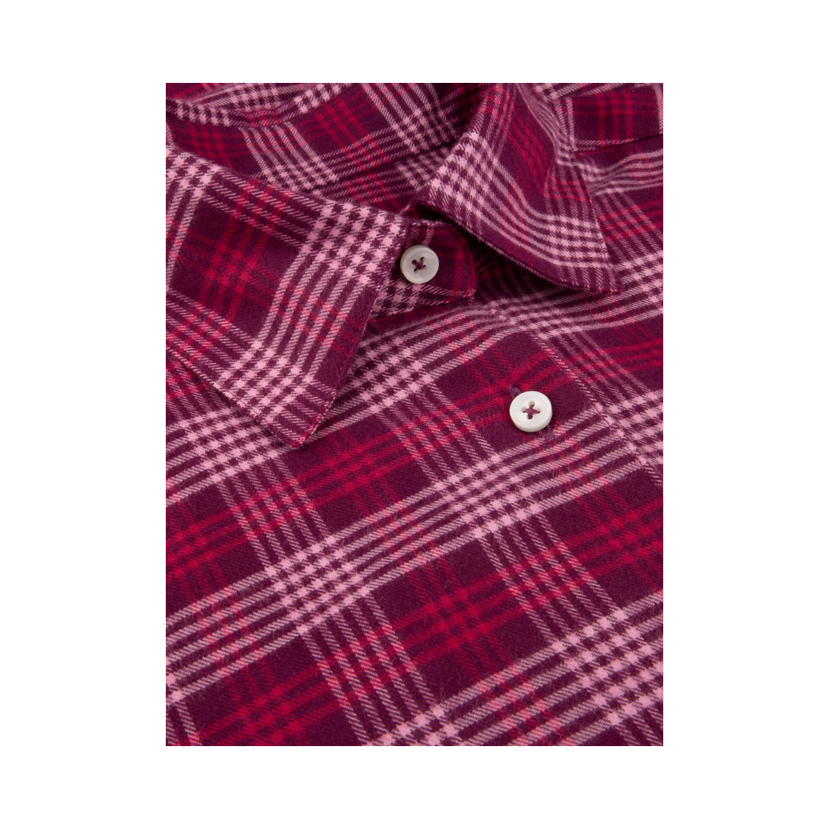 Siri Shirt - Dark Pink Check