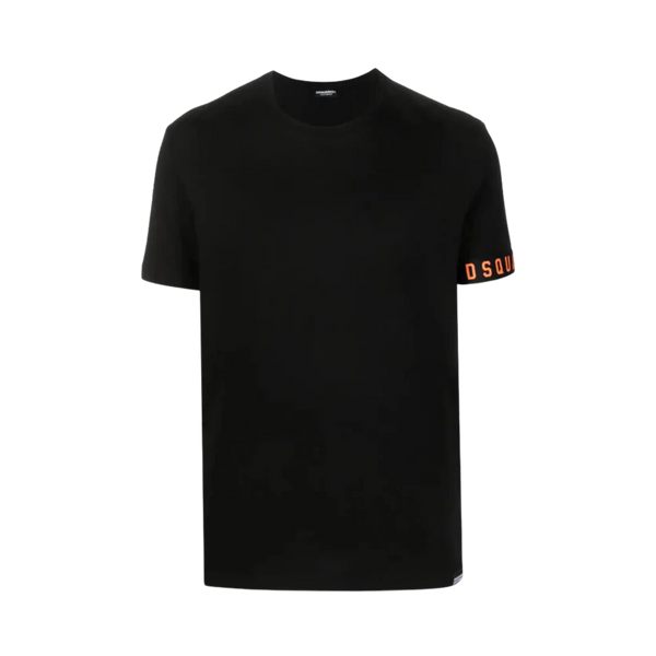 Technicolor Round Neck T-shirt - Black