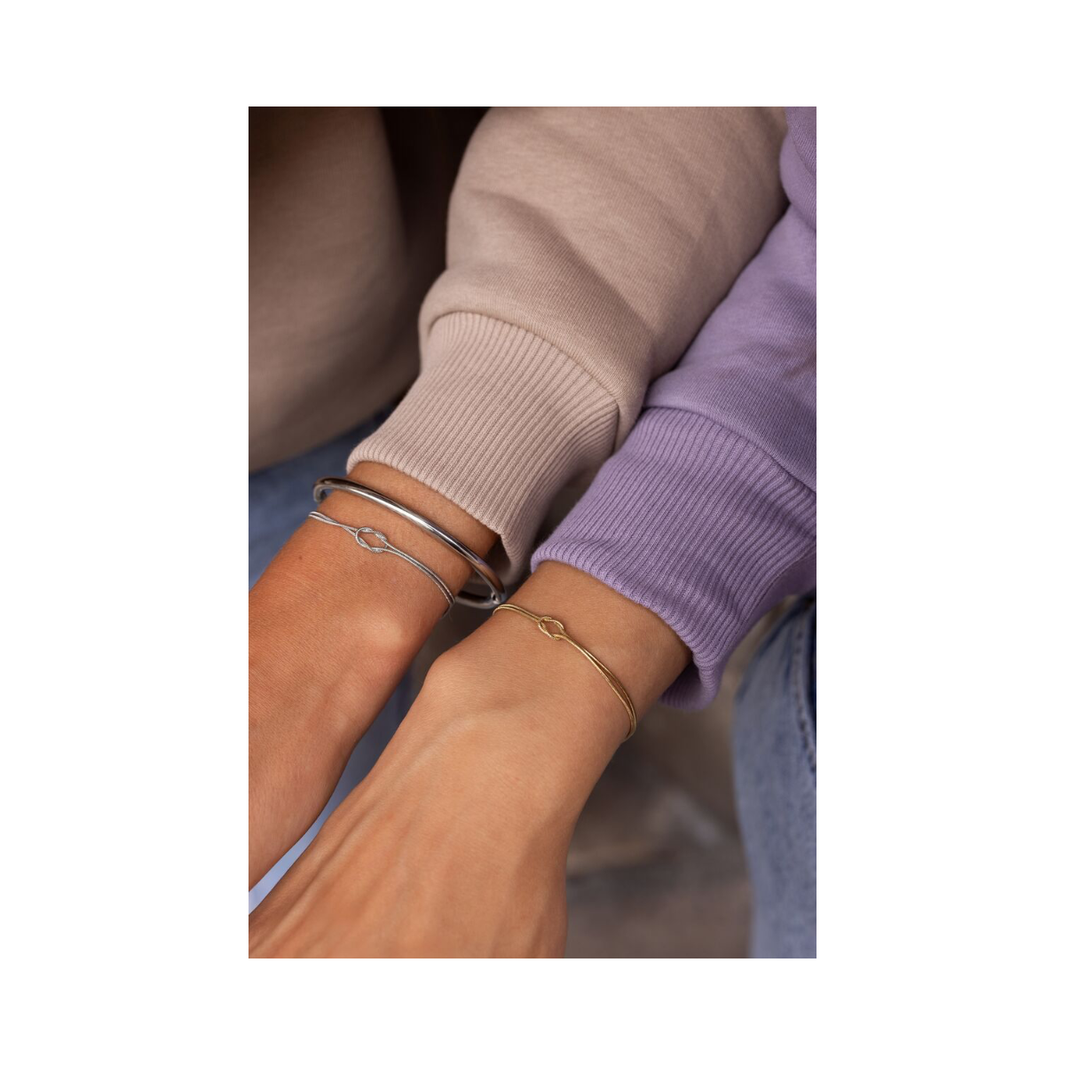 Bracelet Forever Connected Knot - Gold