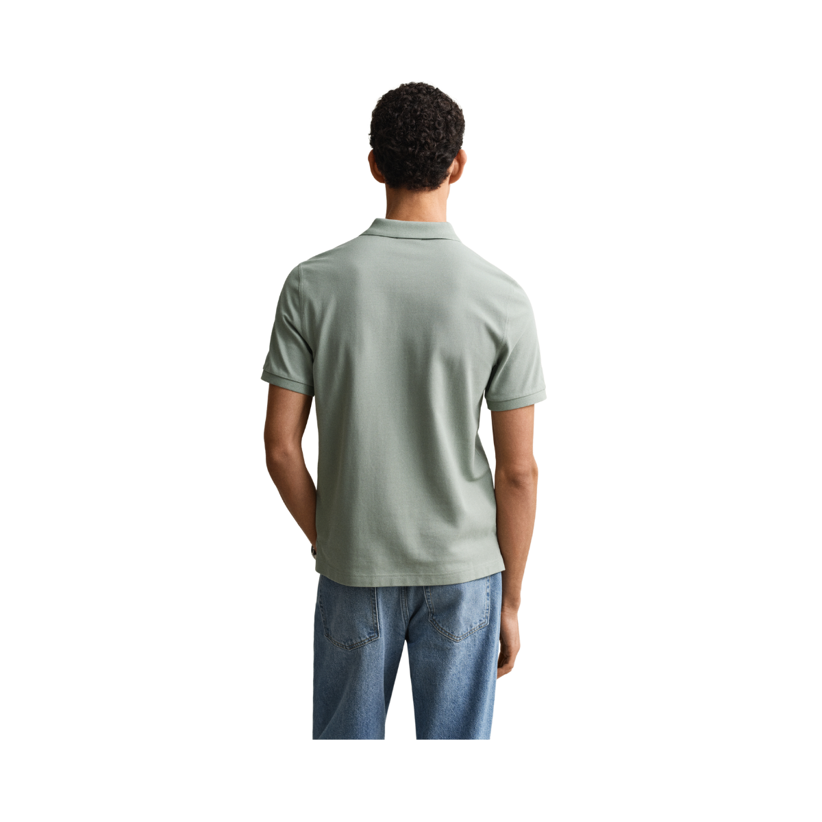 Shield SS Pique Polo - Ceramic Grey
