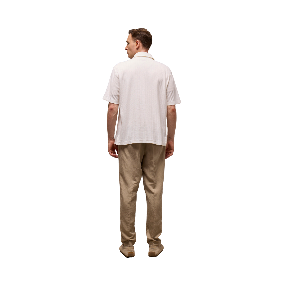 Camicia Manica Cortacosta Piatta - Panna