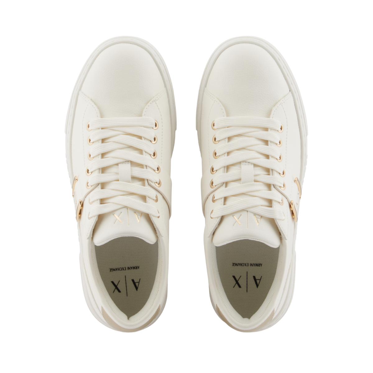 Sneaker - Off White/Pale Gold