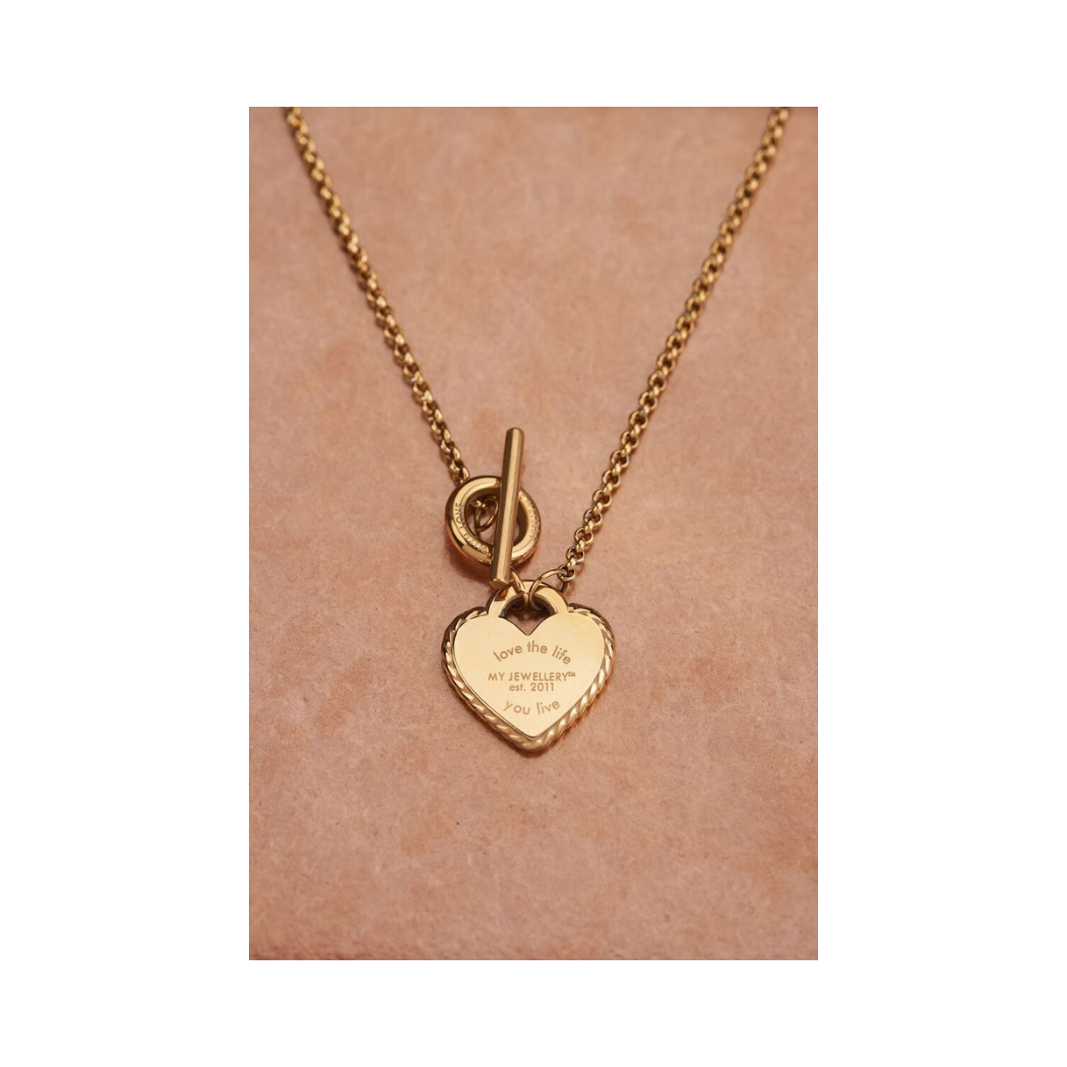Ketting Candy Couture Hart - 1200 Gold