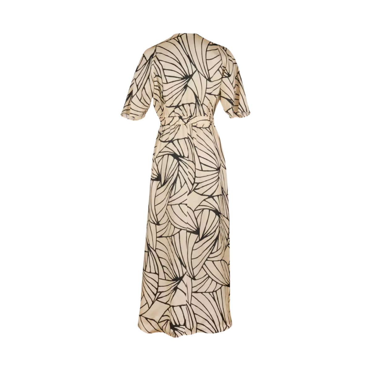 Leonora Dress - Light Beige Pattern