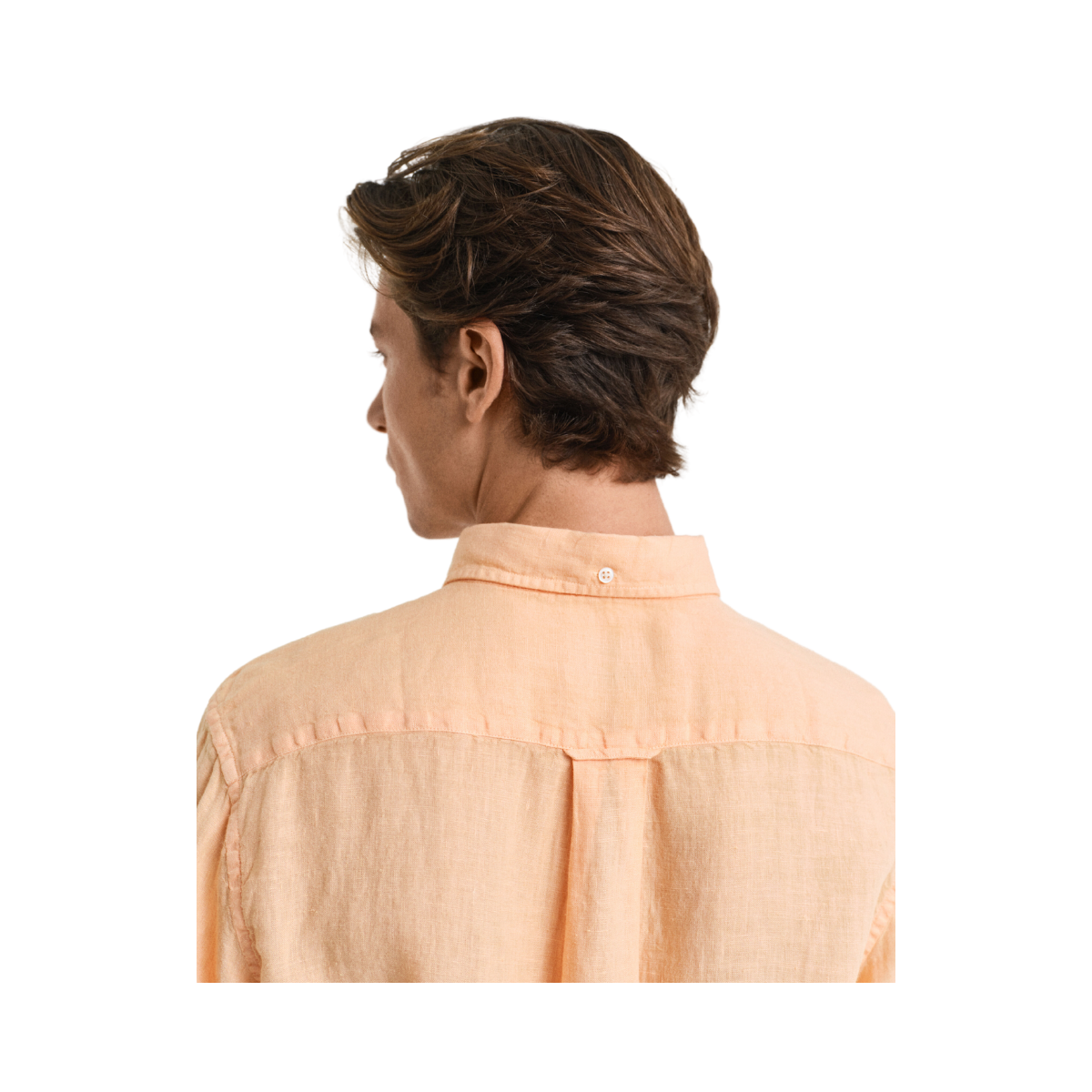Gmnt Dyed Linen Shirt - Peachy Orange