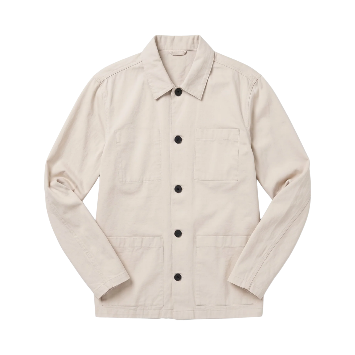 Twill Core Overshirt - Light feather gray