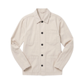 Twill Core Overshirt - Light feather gray