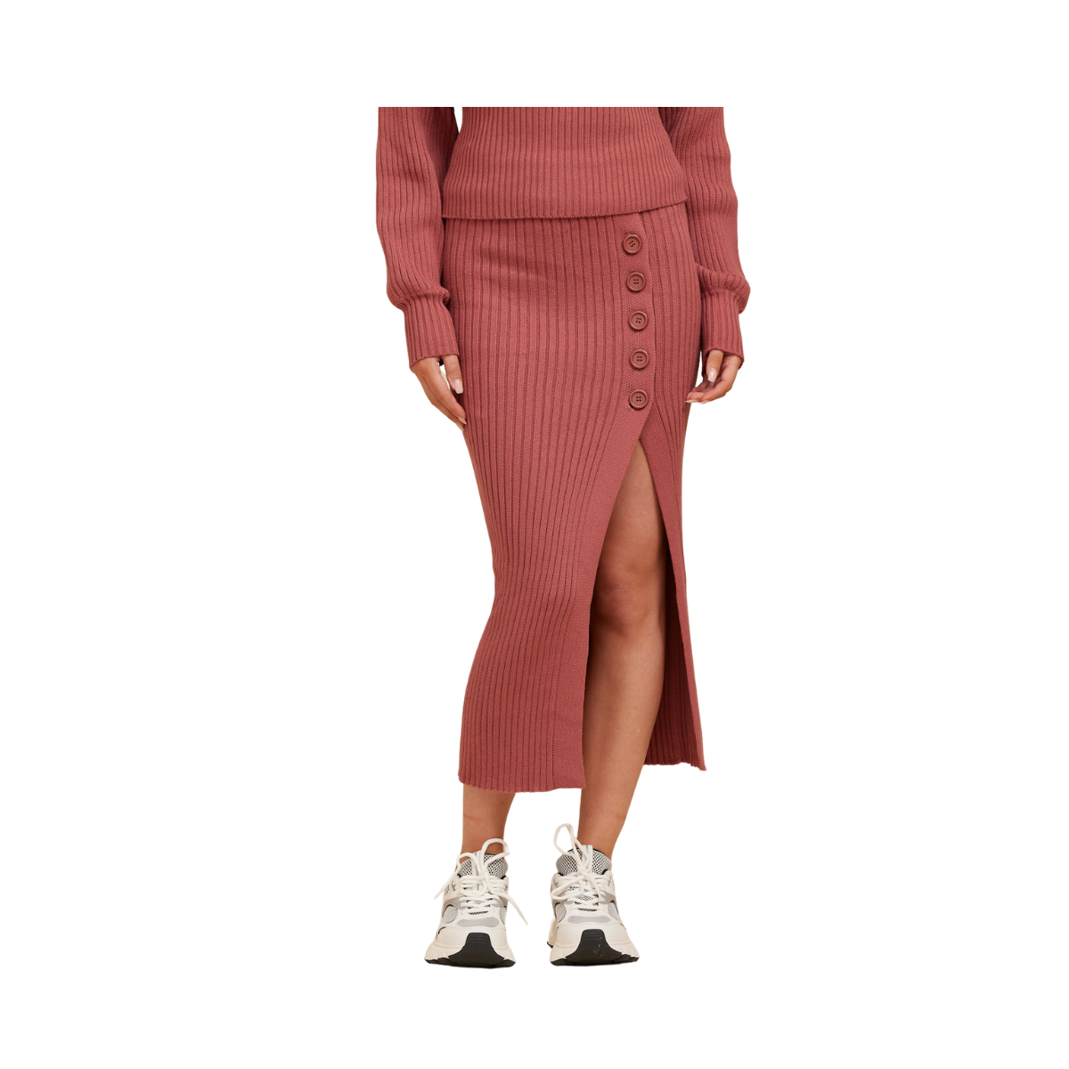 Sofia Knit Skirt - Pink