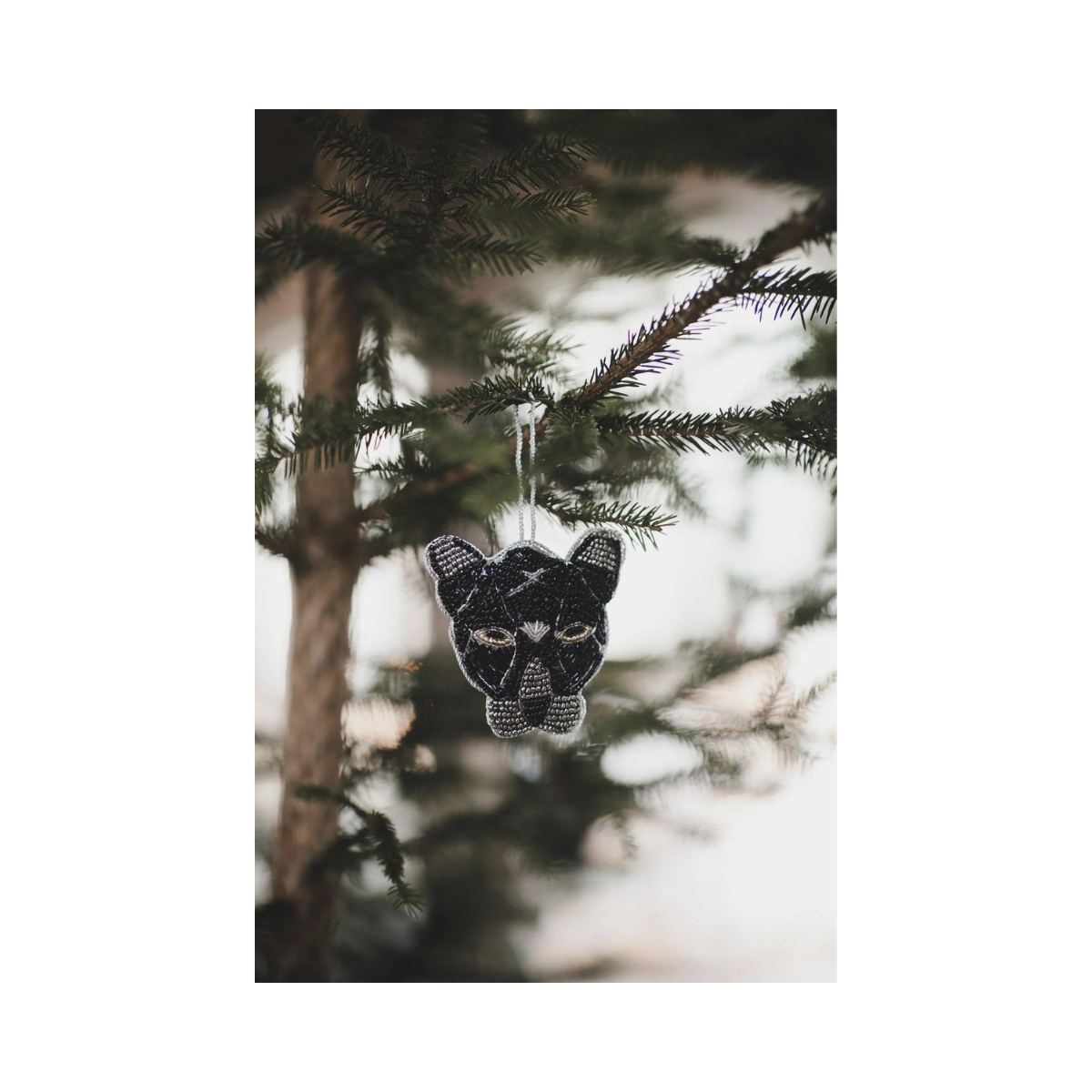Ornament Panther Julgransdekoration - Black