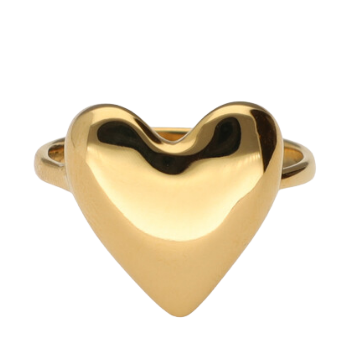 Ring Heart Os - Gold