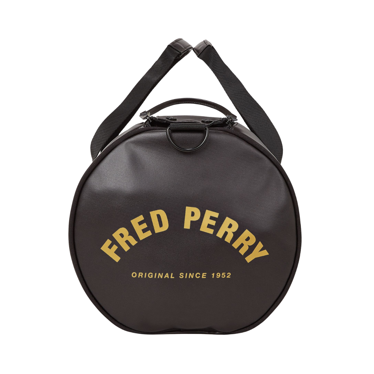 Tonal Classic Barrel Bag - Black/Gold