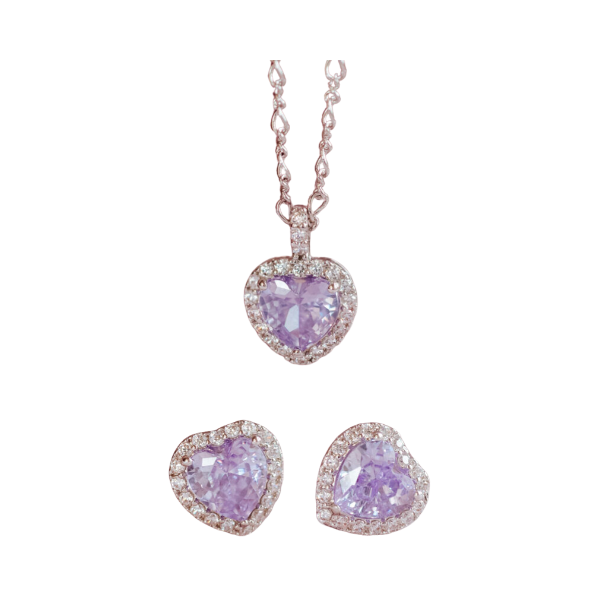 Delphine Earrings - Lavender