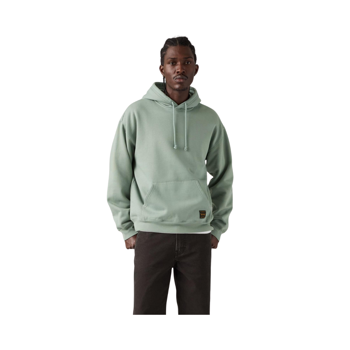 Workwear Pullover Hoodie - Chinois Green Brushed