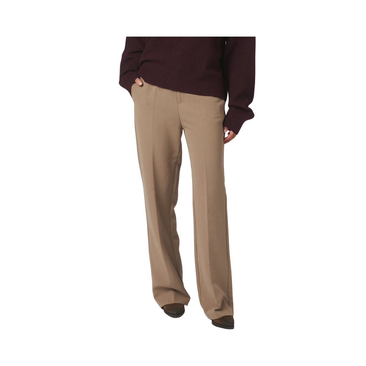 Alice Suit Pants - Dusty Brown