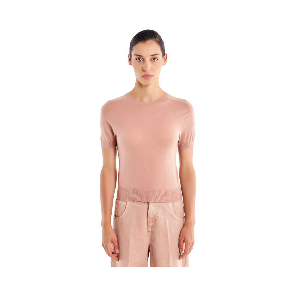 Knitwear T-shirt - Acu Cipria