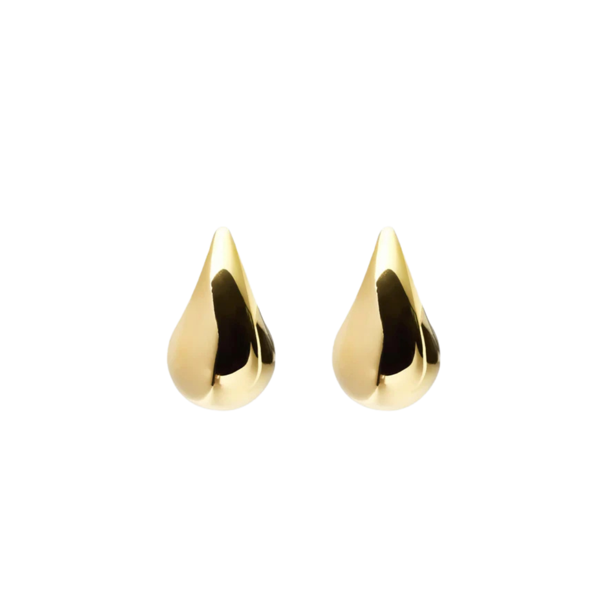 Plain Daring Small Gold Dupe Earring - gold