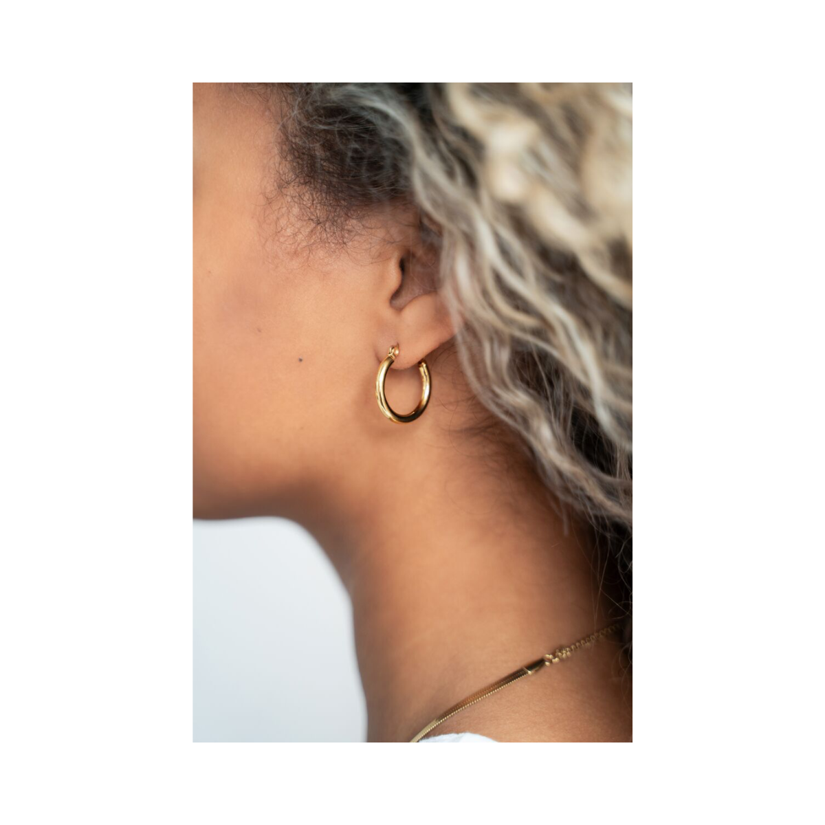 Earring Basic Small - Gold