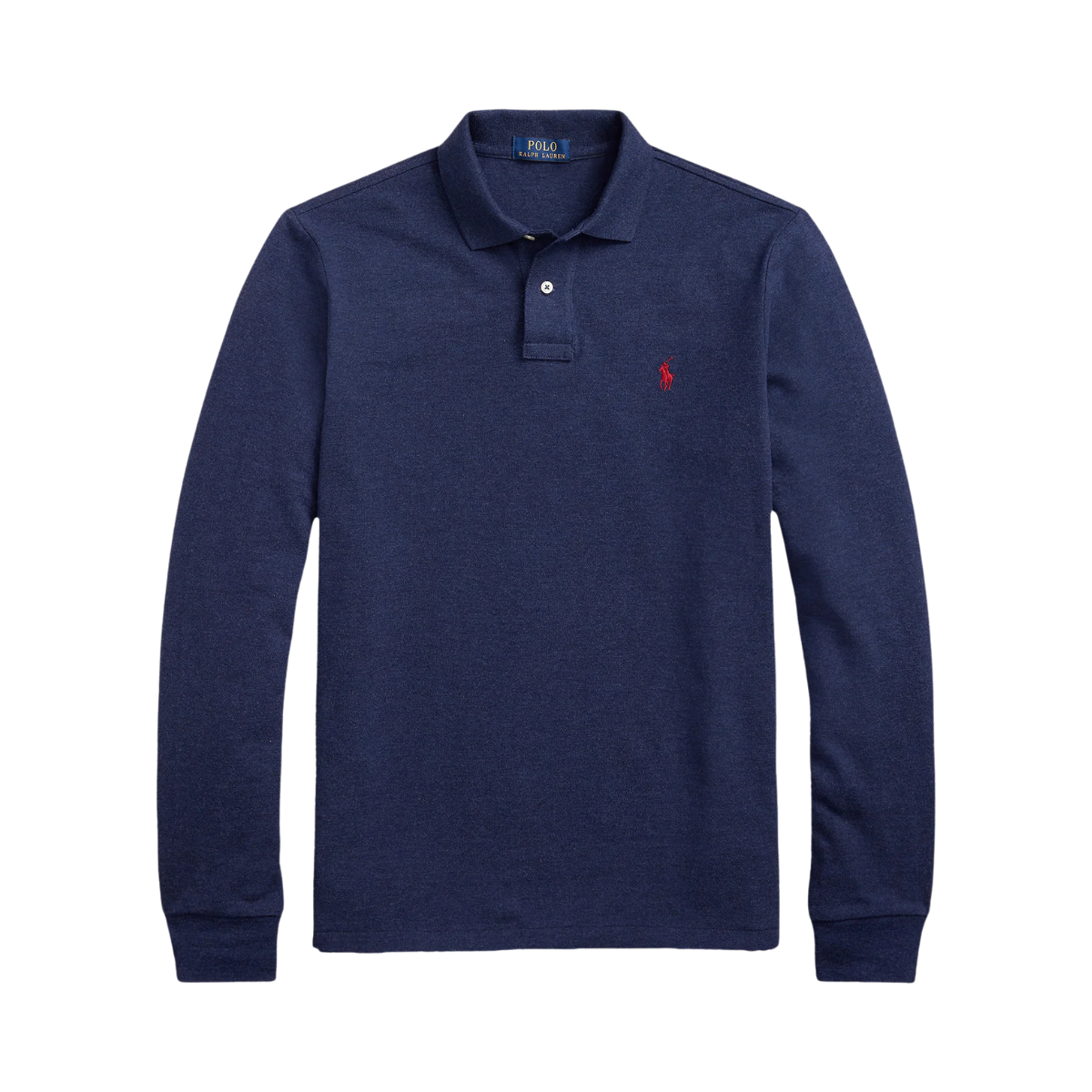 Basic Mesh LS Polo - Spring Navy