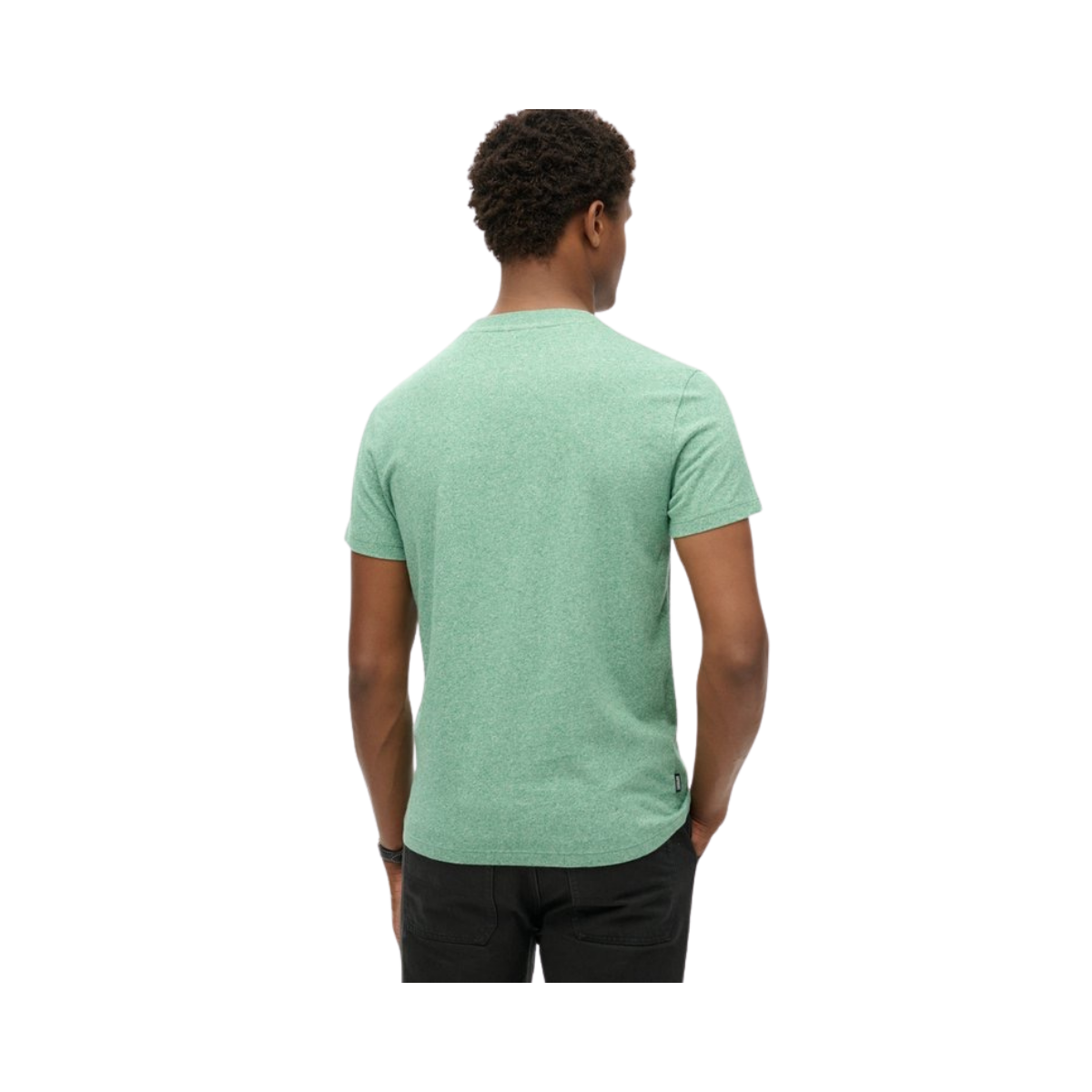 Essential Logo EMB Tee - Bright Green Grit