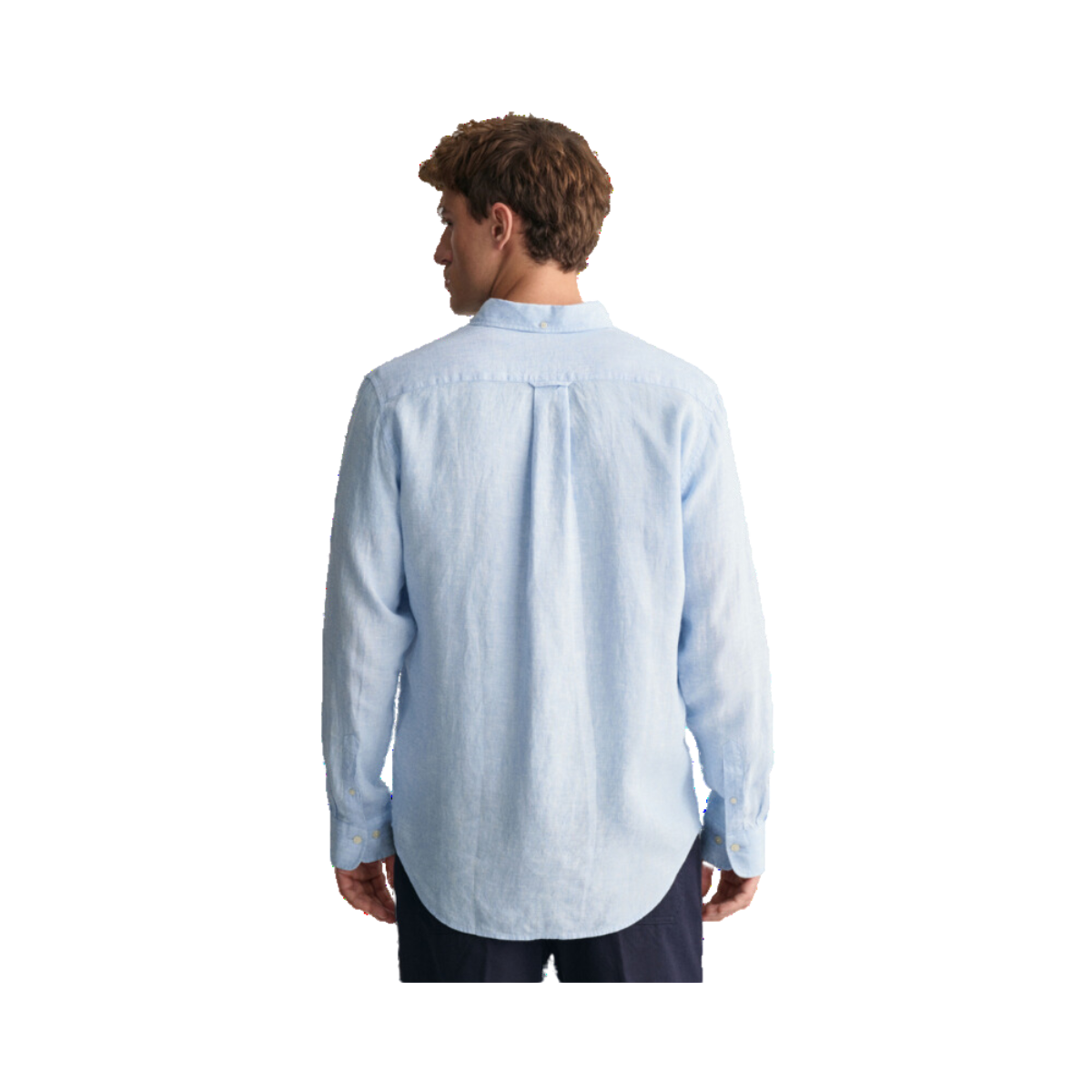 Regular Linen Shirt - Blue