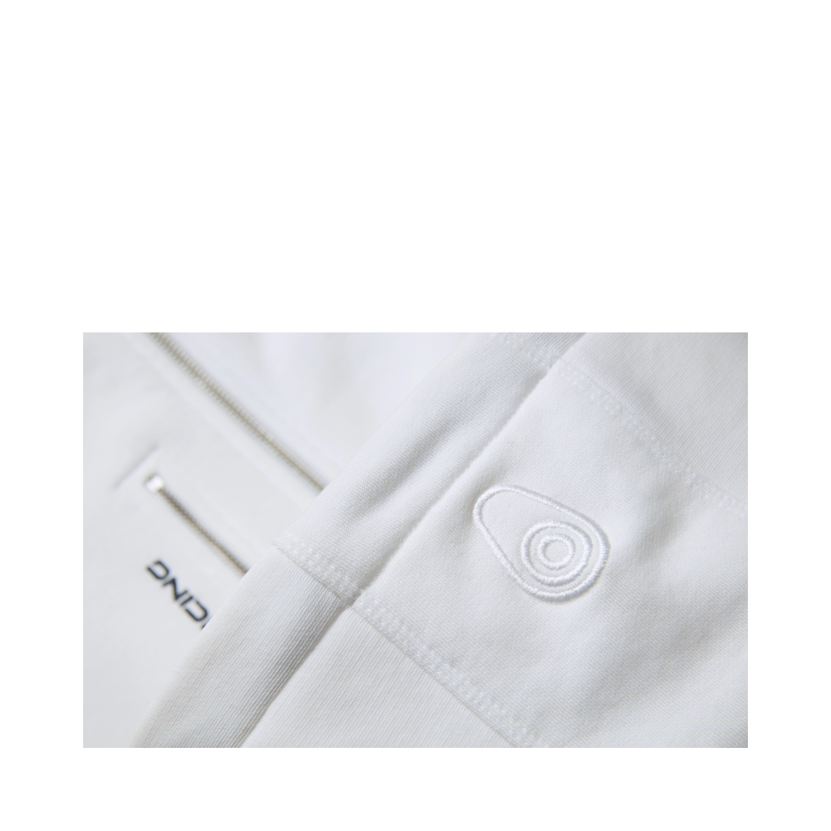 Bowman Zip Hood - White