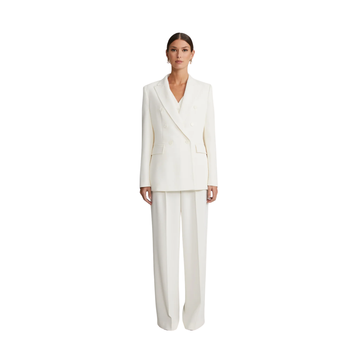 Traci W blazer - Chalk White