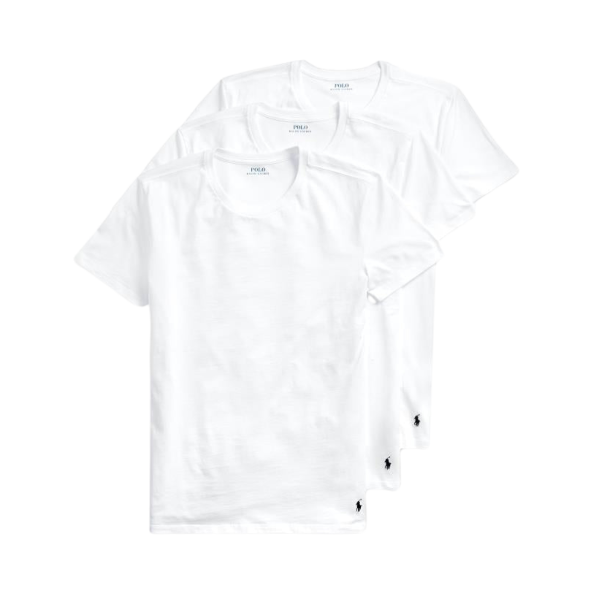 Slim Crewneck 3-Pack - White