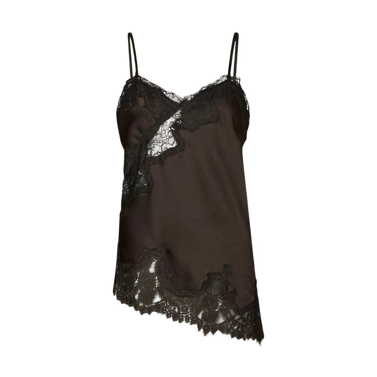 Viole Lace top - Dark Brown