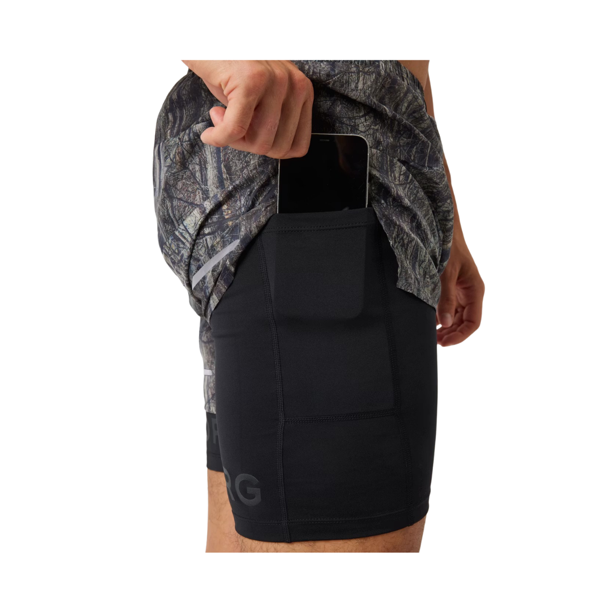 Borg Performance Shorts 2 In 1 - Forest 1