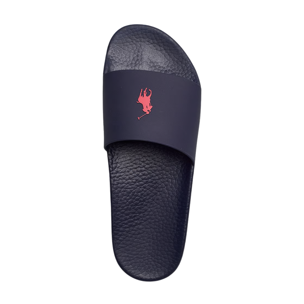 Polo Slide Sandals - Navy/Red
